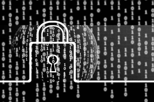 padlock around world animation