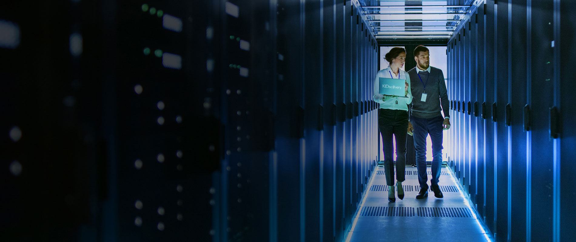People in Server Room