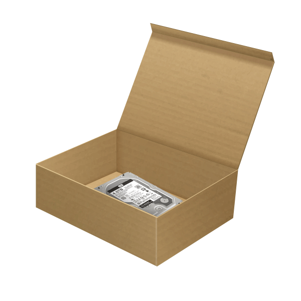Hard Drive in Shipping Box Hard Drive in Shipping Box