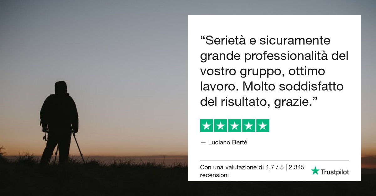 Recensione recupero dati ricevuta da un cliente entusiasta Trustpilot Review - Ontrack Recupero Dati