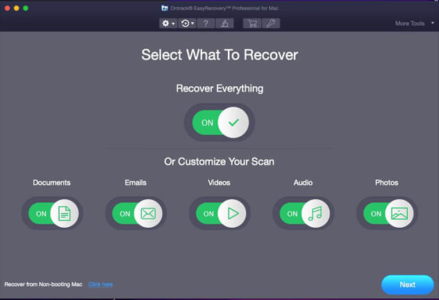 screencap_easyrecovery_step01_en Ontrack EasyRecovery for Mac